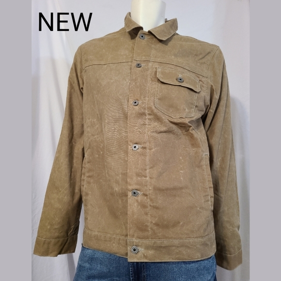 Flint and Tinder Other - Flint & Tinder Flannel-lined Waxed Trucker…